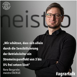 Agrartalk: Energie sparen mit meistro Energie GmbH